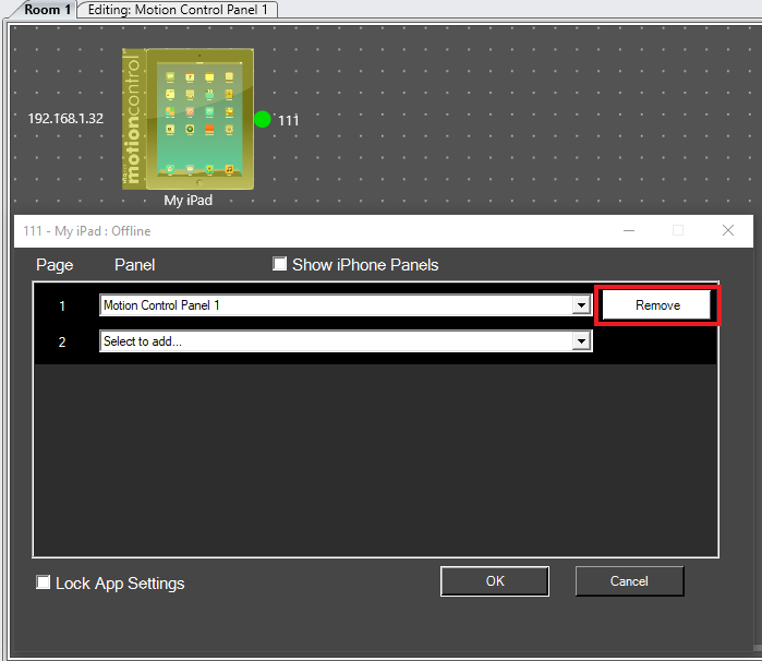 Updating Motion Control Panels